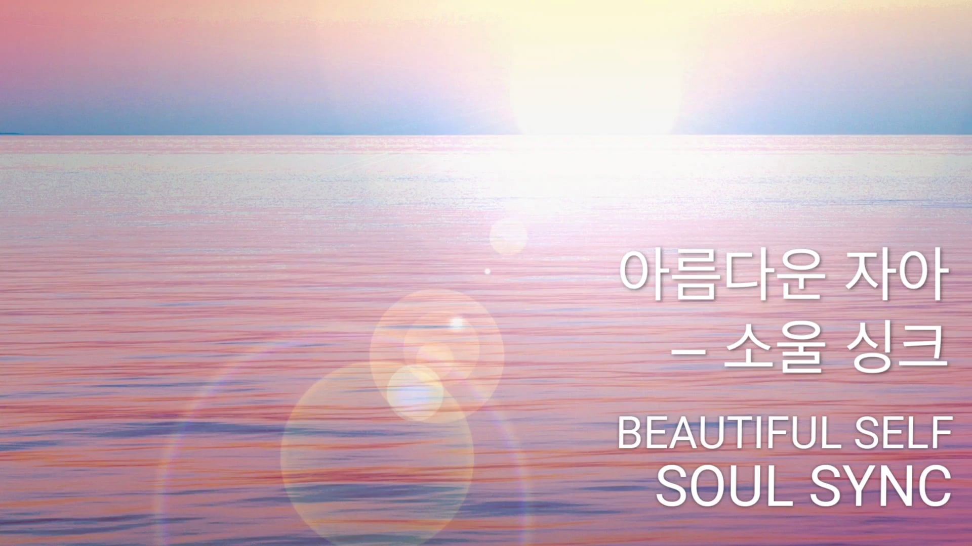 아름다운 자아 – 소울 싱크 (Korean)