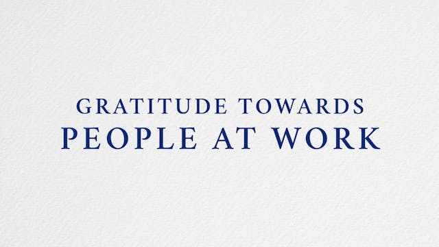 Gratitude Towards People at Work - Da...