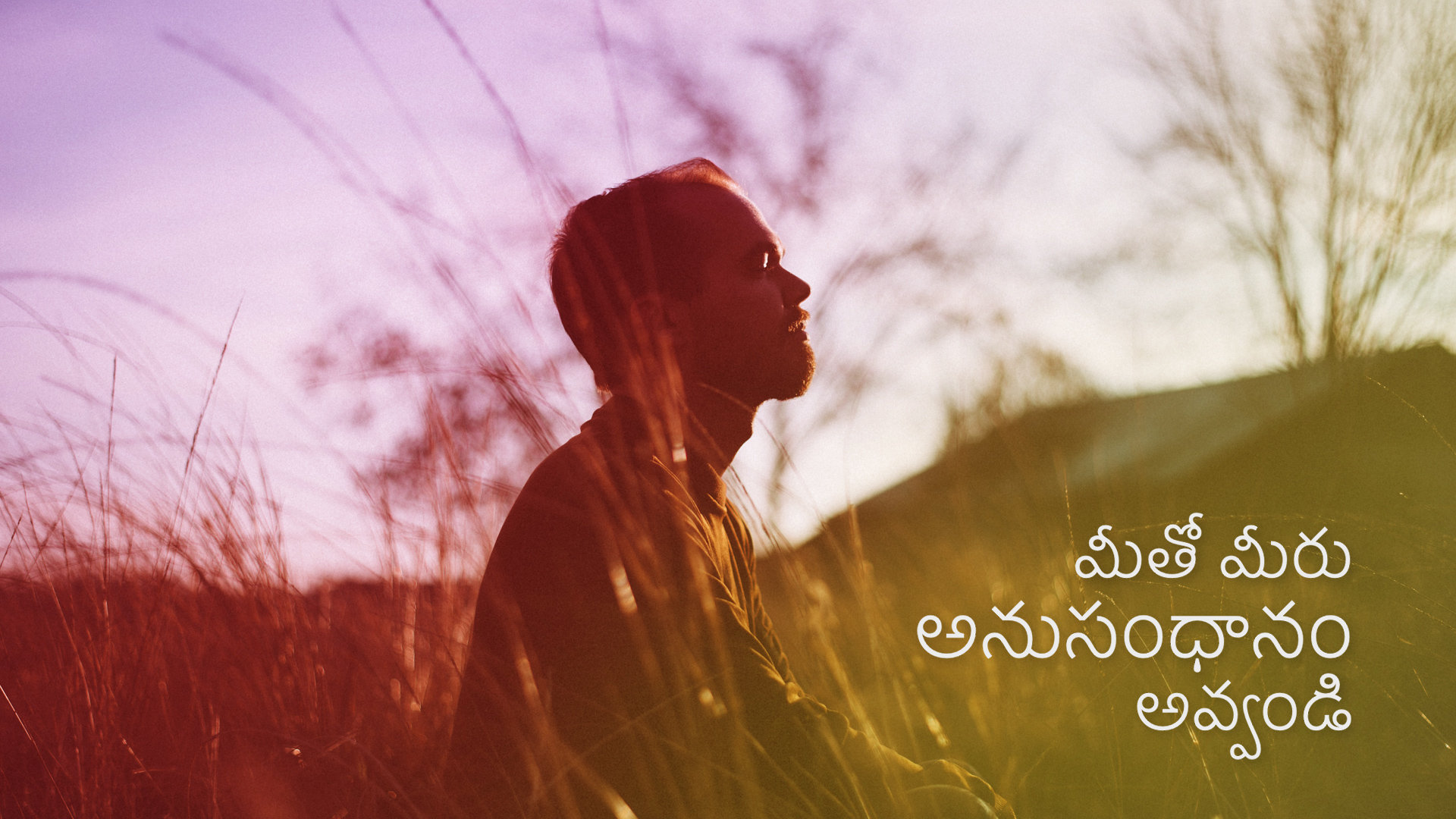 మీతో మీరు అనుసంధానం అవ్వండి. Connect to yourself (Telugu)