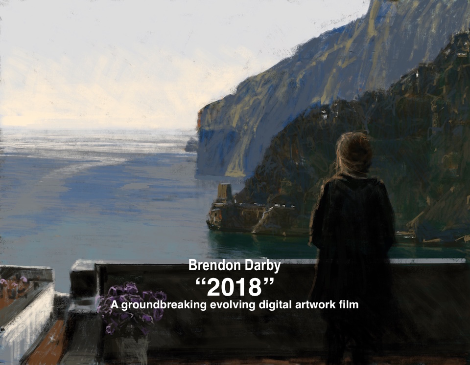 Brendon Darby's Everyday iPad Painting 2018