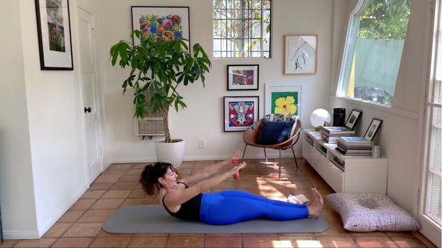 20 Min Mat w/ Arm weights