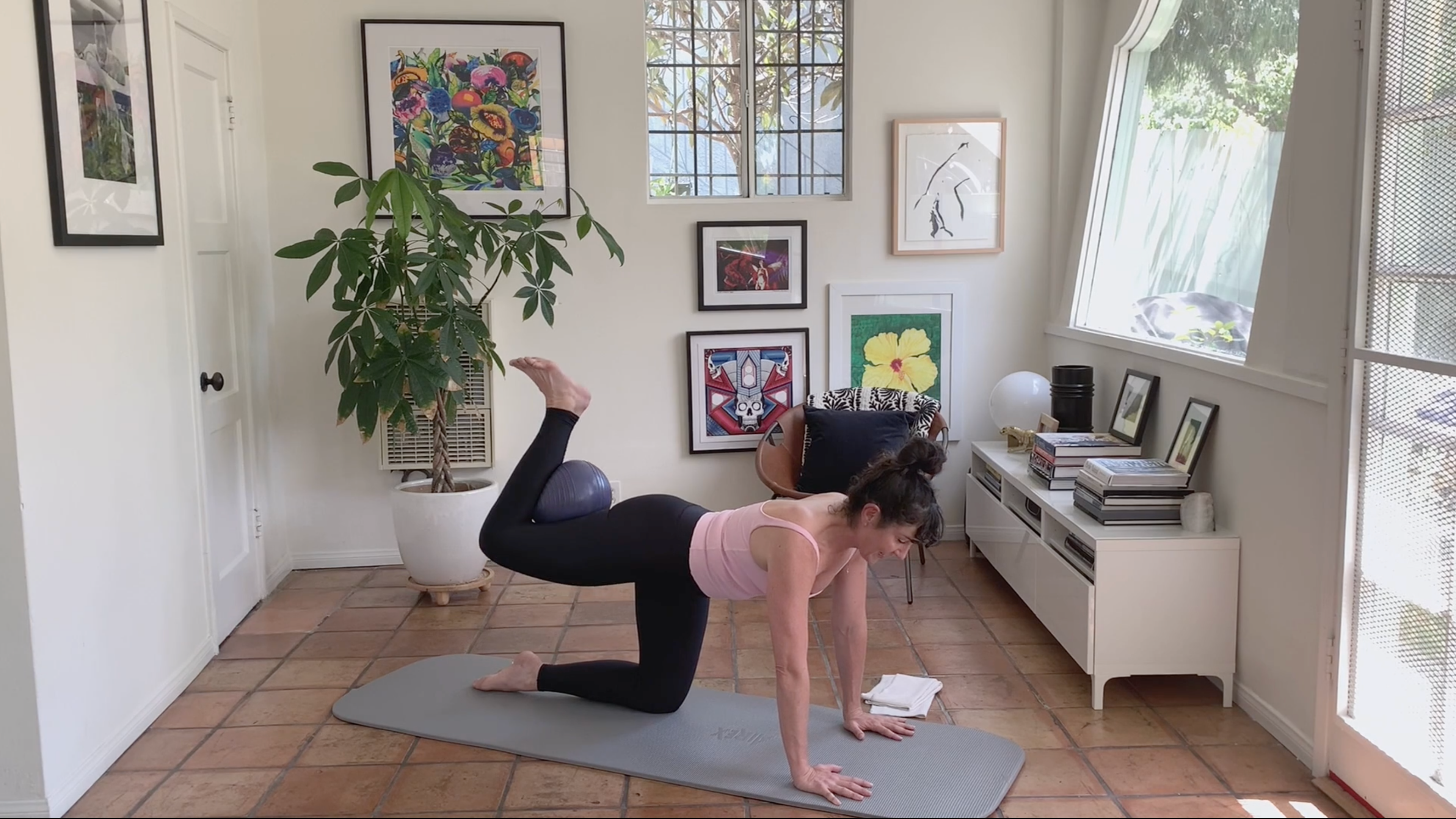 Turn on Your Hips with the Pilates Ball