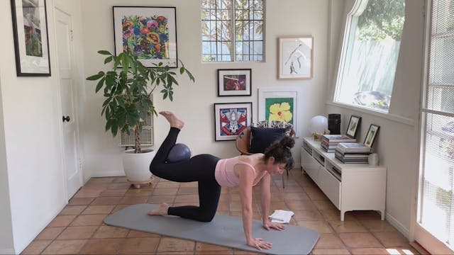 Turn on Your Hips with the Pilates Ball