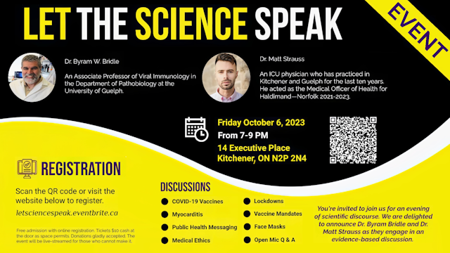 Let The Science Speak | Drs Bridle & Strauss -Oct6