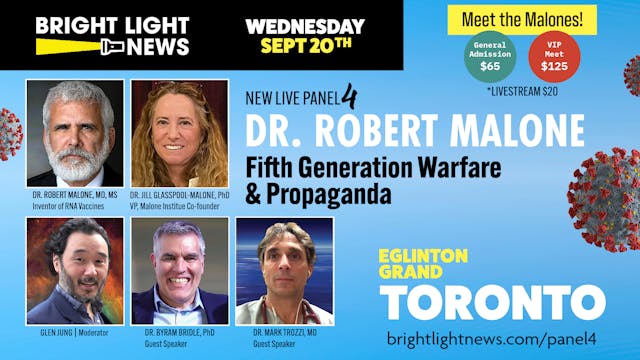 Bright Light News Live Panel 4: Drs. Robert & Jill Malone | SEPT 20th, 2023