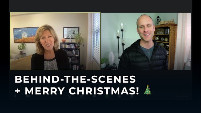 Behind the Scenes - Theresa Cooke & Merry Christmas!