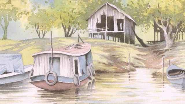 Woolley's Watercolour - A World of Boats
