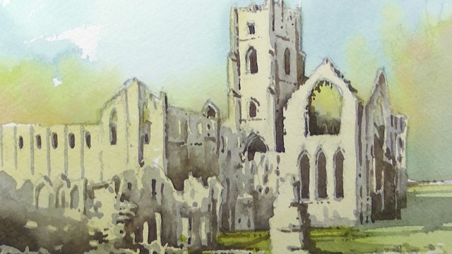 Woolley's Watercolour - A Trio of Abbeys