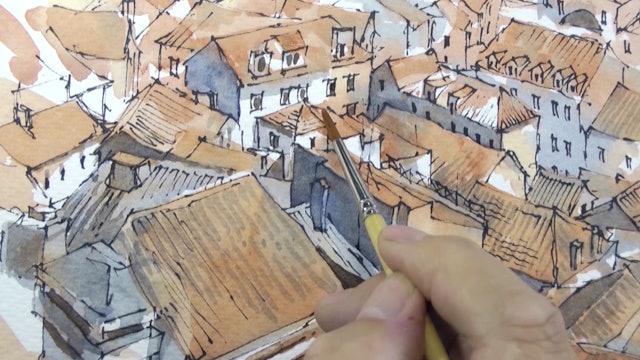 Woolley's Watercolour - Urban Sketching Styles