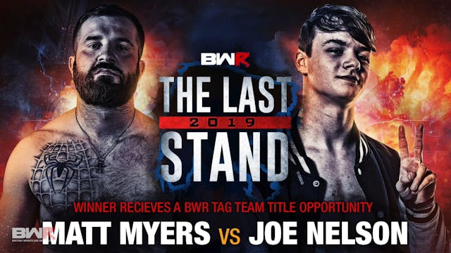 Matt Myers v Joe Nelson 