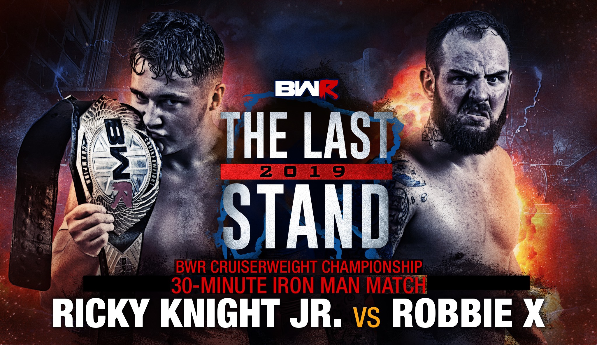 Ricky Knight Jr. v Robbie X - BWR Cruiserweight Championship