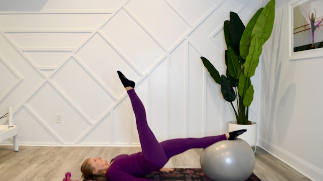 Mat Barre with Stability Ball