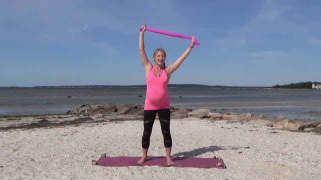 Prenatal Pilates with Resistance Band 2