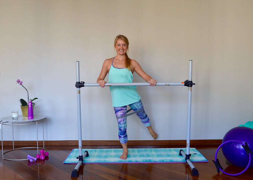 Barre with the Loop Band BBF Studio Online Barre and Pilates Classes