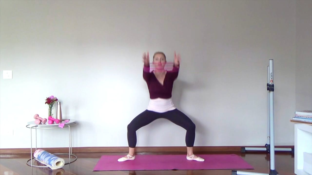 Express Barre with Band BBF Studio Online Barre and Pilates Classes