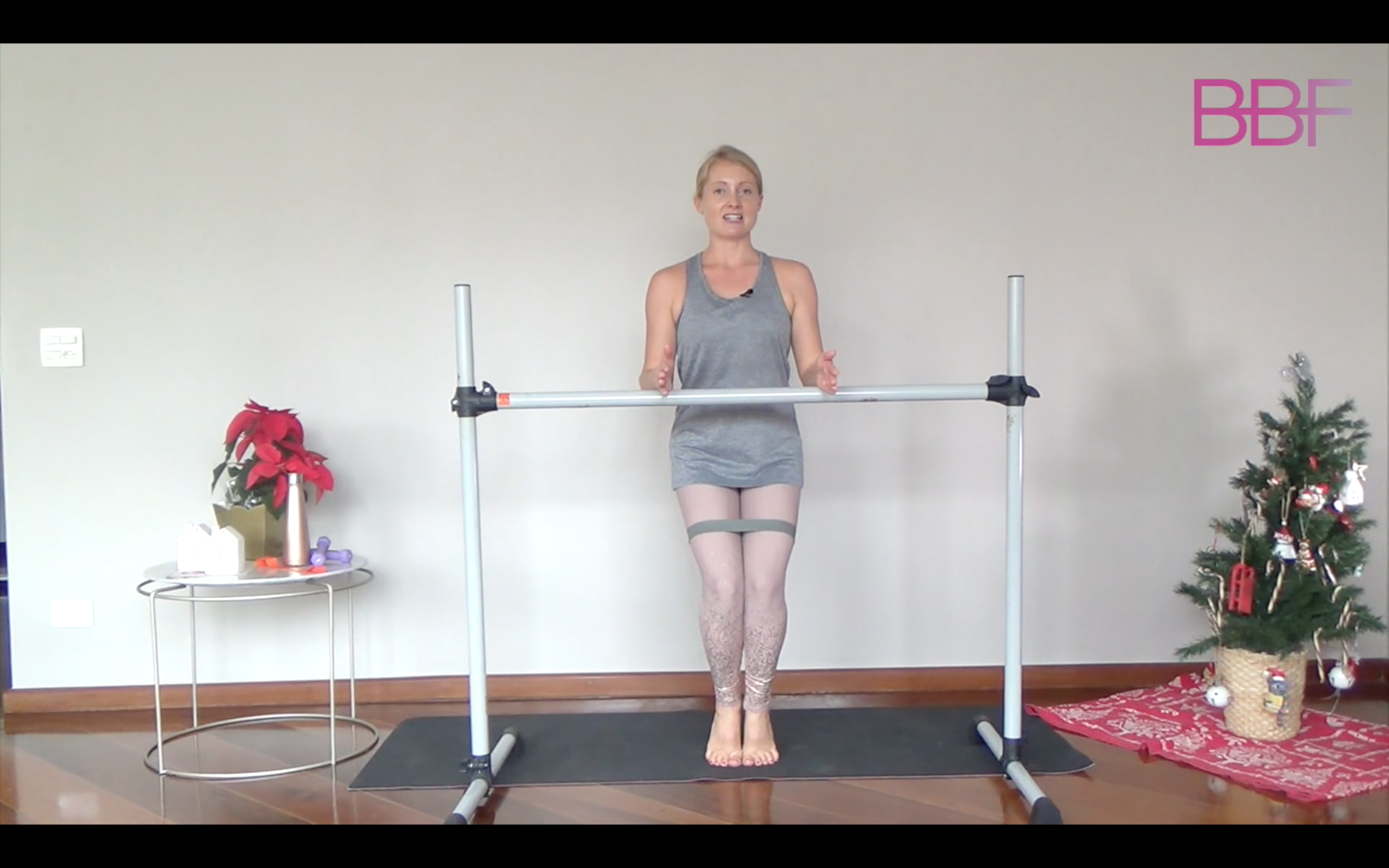 Barre with Booty Band 3