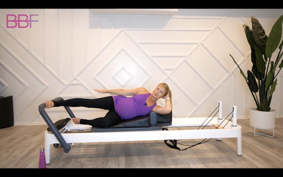 Prenatal Pilates ReformerTrimester 3 Video 4