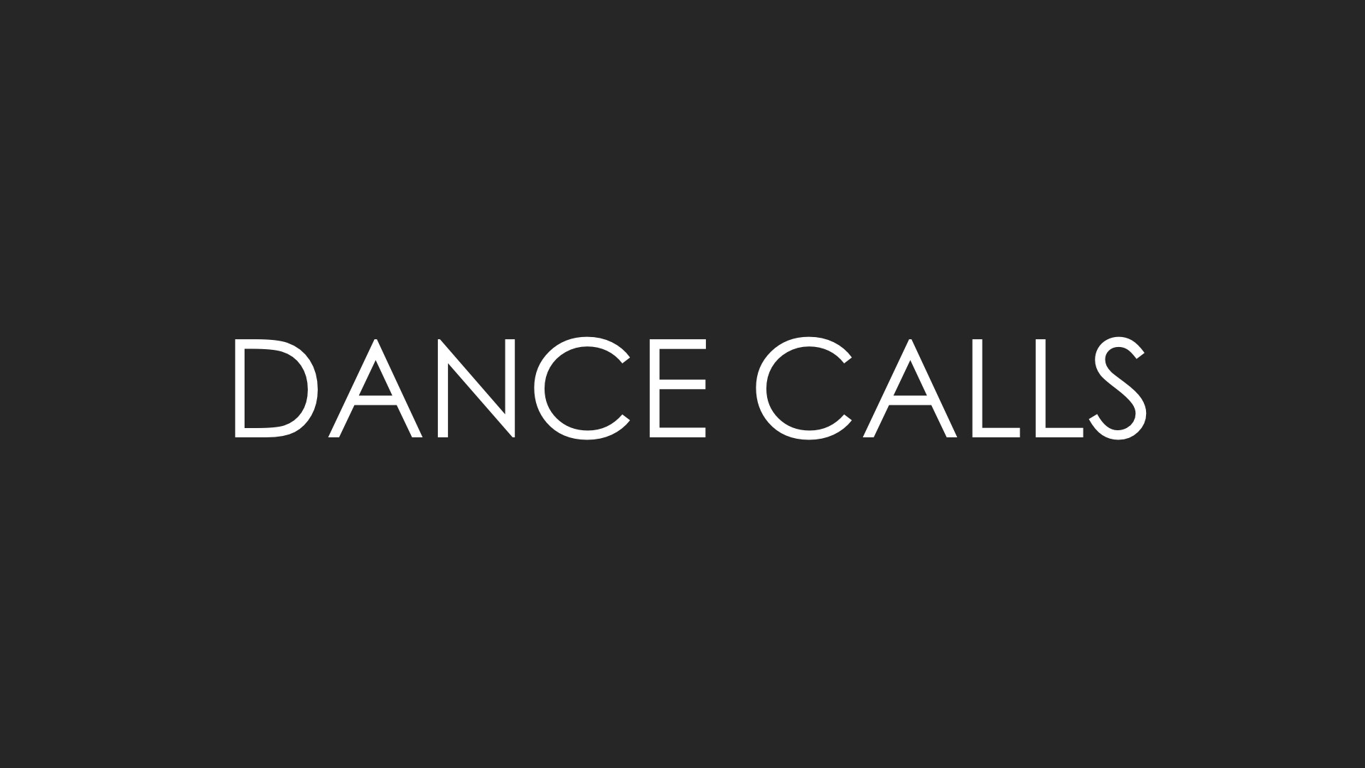 Dance Calls
