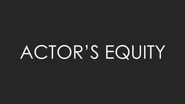 On Actor's Equity
