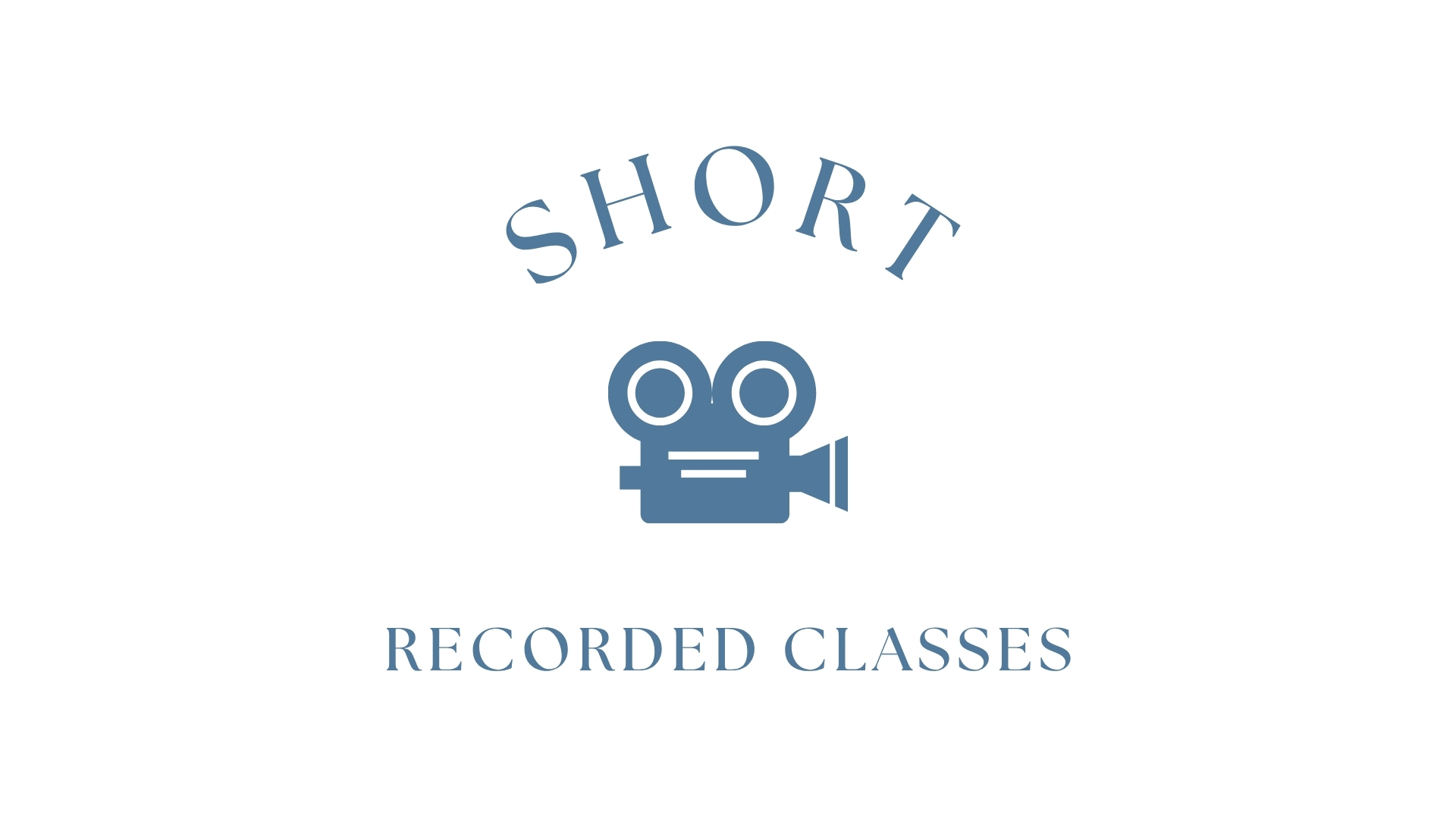 Short Recorded Classes