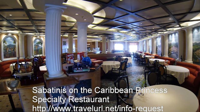 Caribbean Princess Sabetinis Restaurant