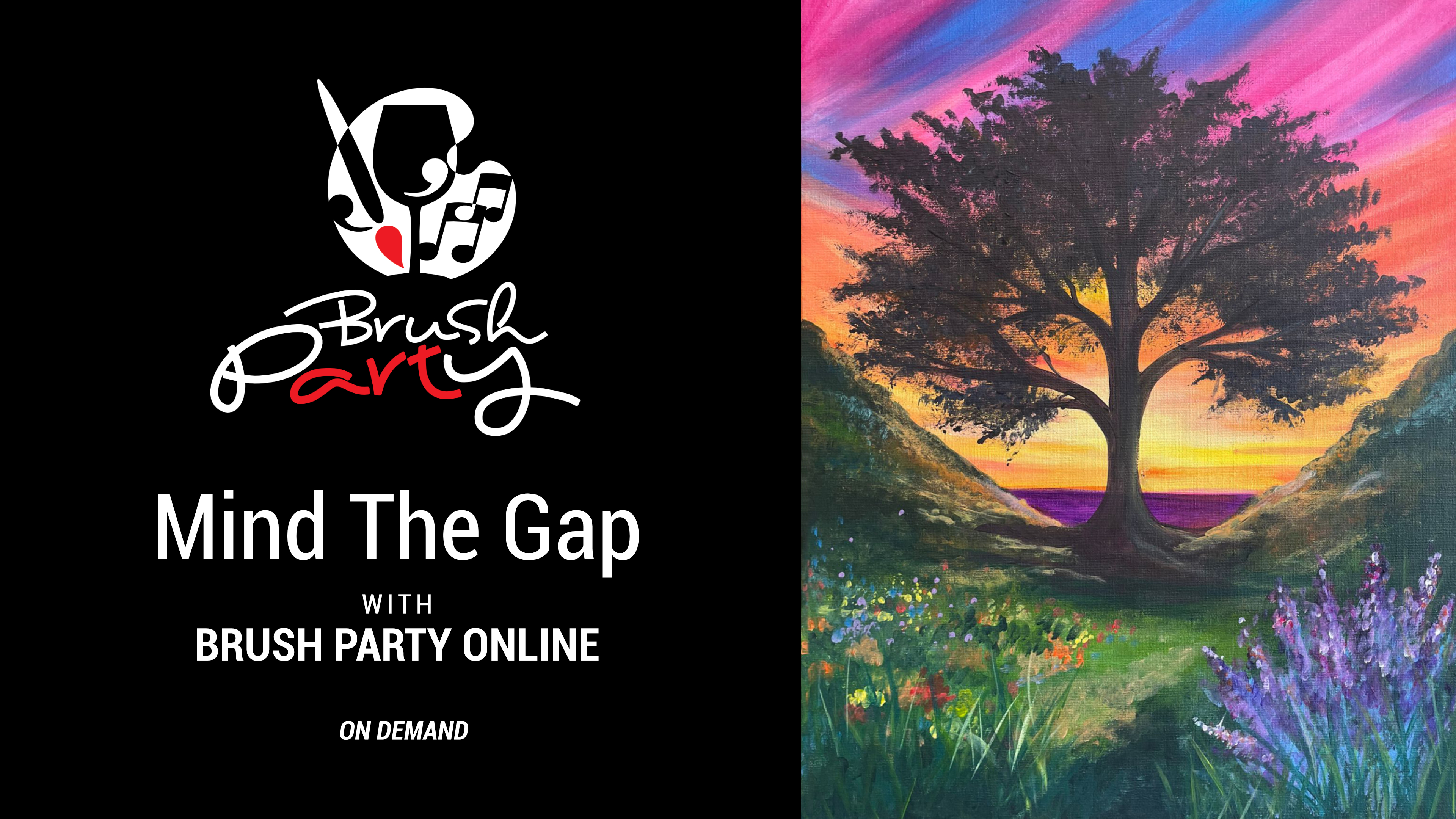 Paint ‘Mind The Gap’ with Brush Party Online