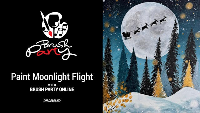 Paint ‘Moonlight Flight’ with Brush P...