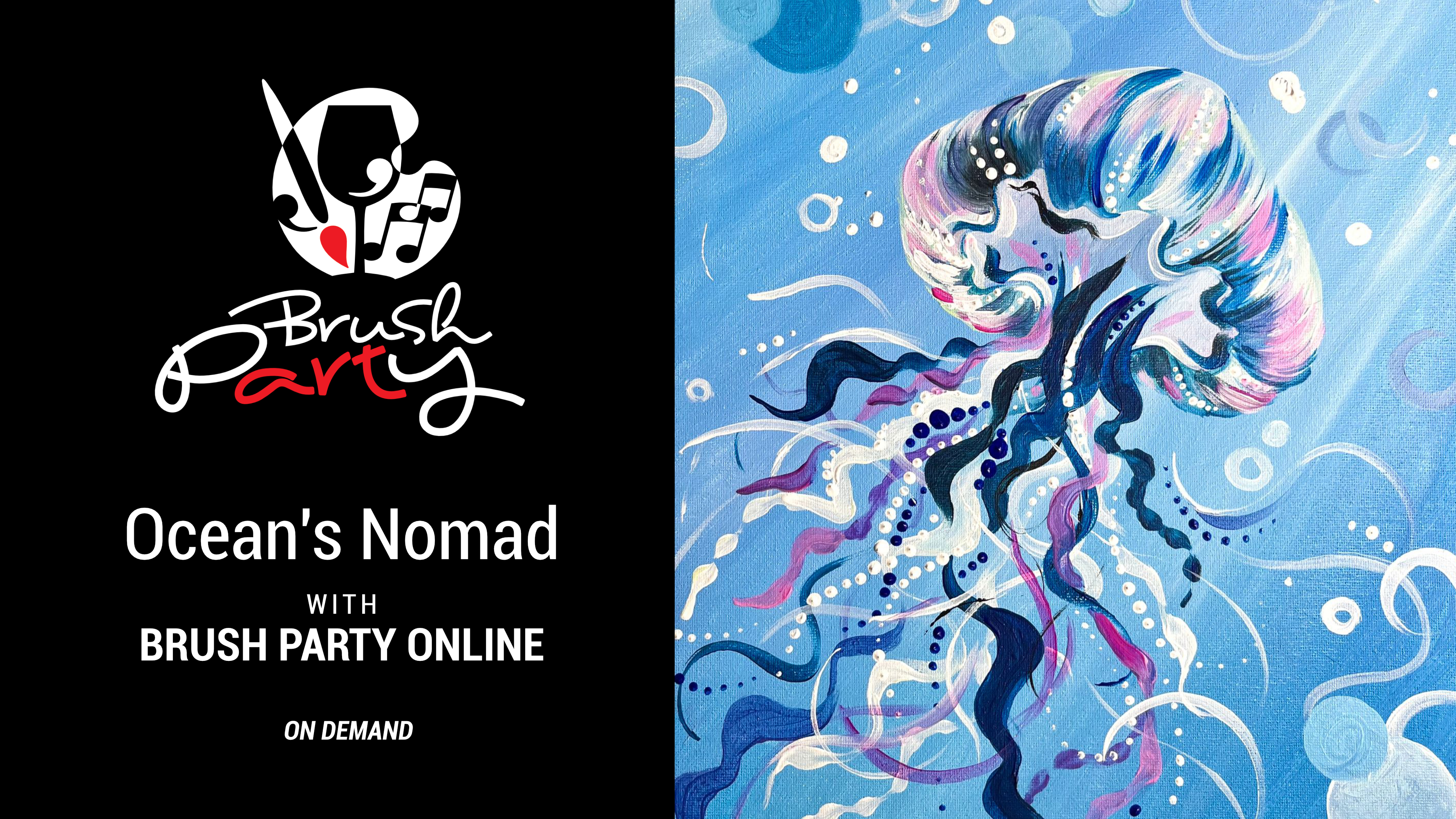 Paint ‘Ocean's Nomad’ with Brush Party Online