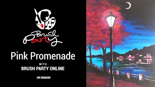 Paint ‘Pink Promenade’ with Brush Par...