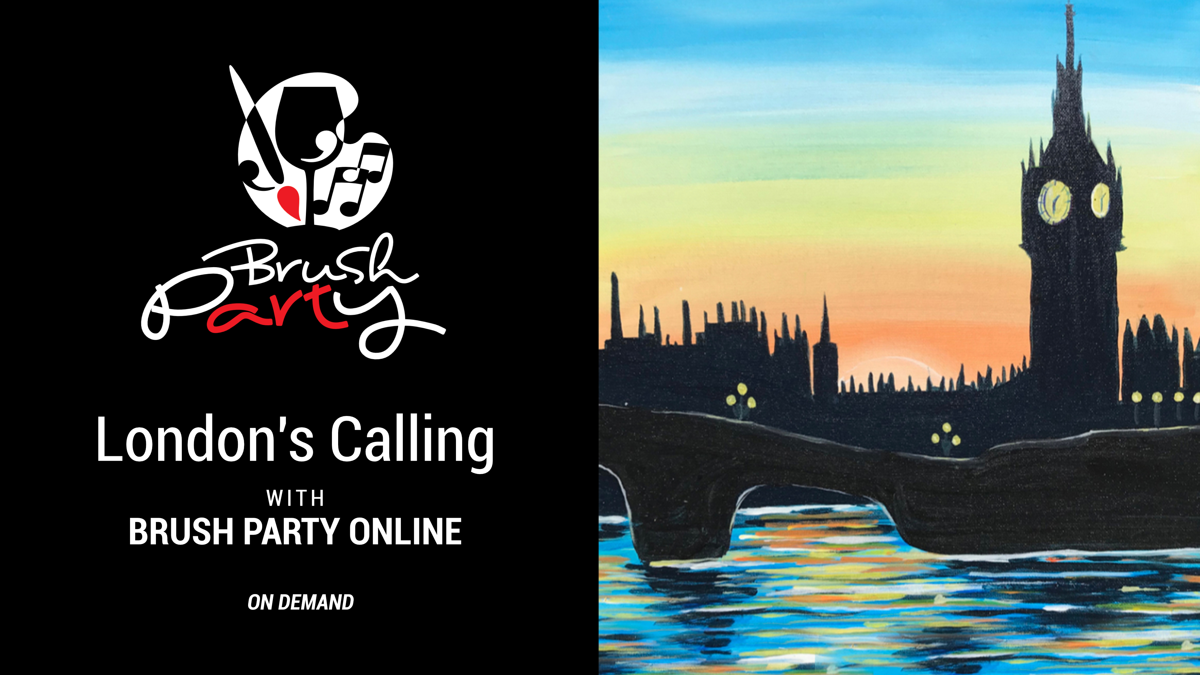 Paint ‘London's Calling’ with Brush Party Online