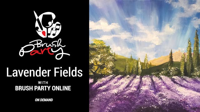 Paint ‘Lavender Fields’ with Brush Pa...