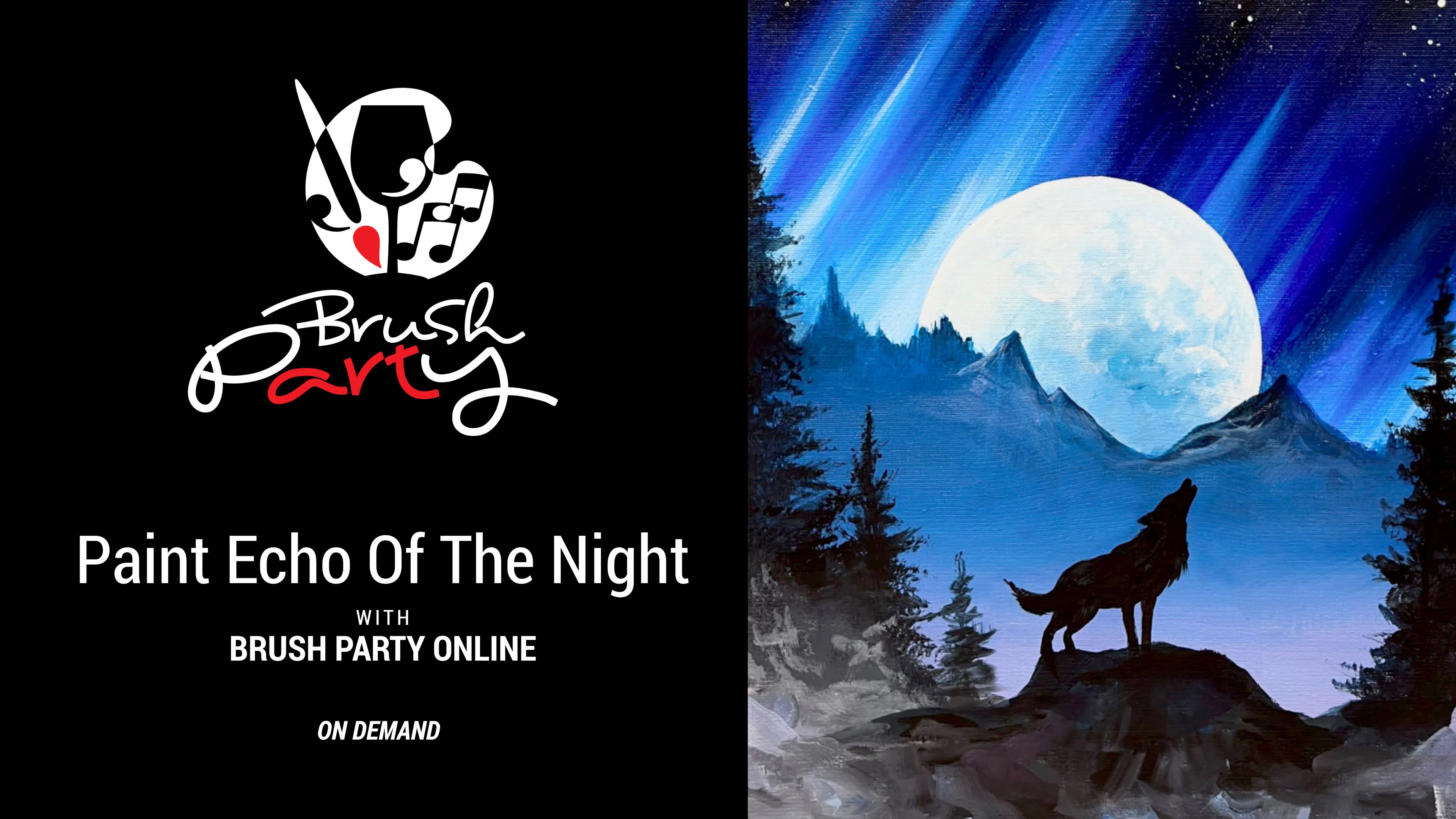Paint ‘Echo Of The Night’ with Brush Party Online
