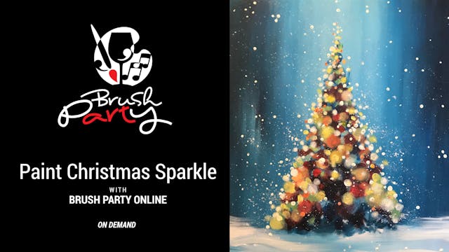Paint Christmas Sparkle with Brush Pa...