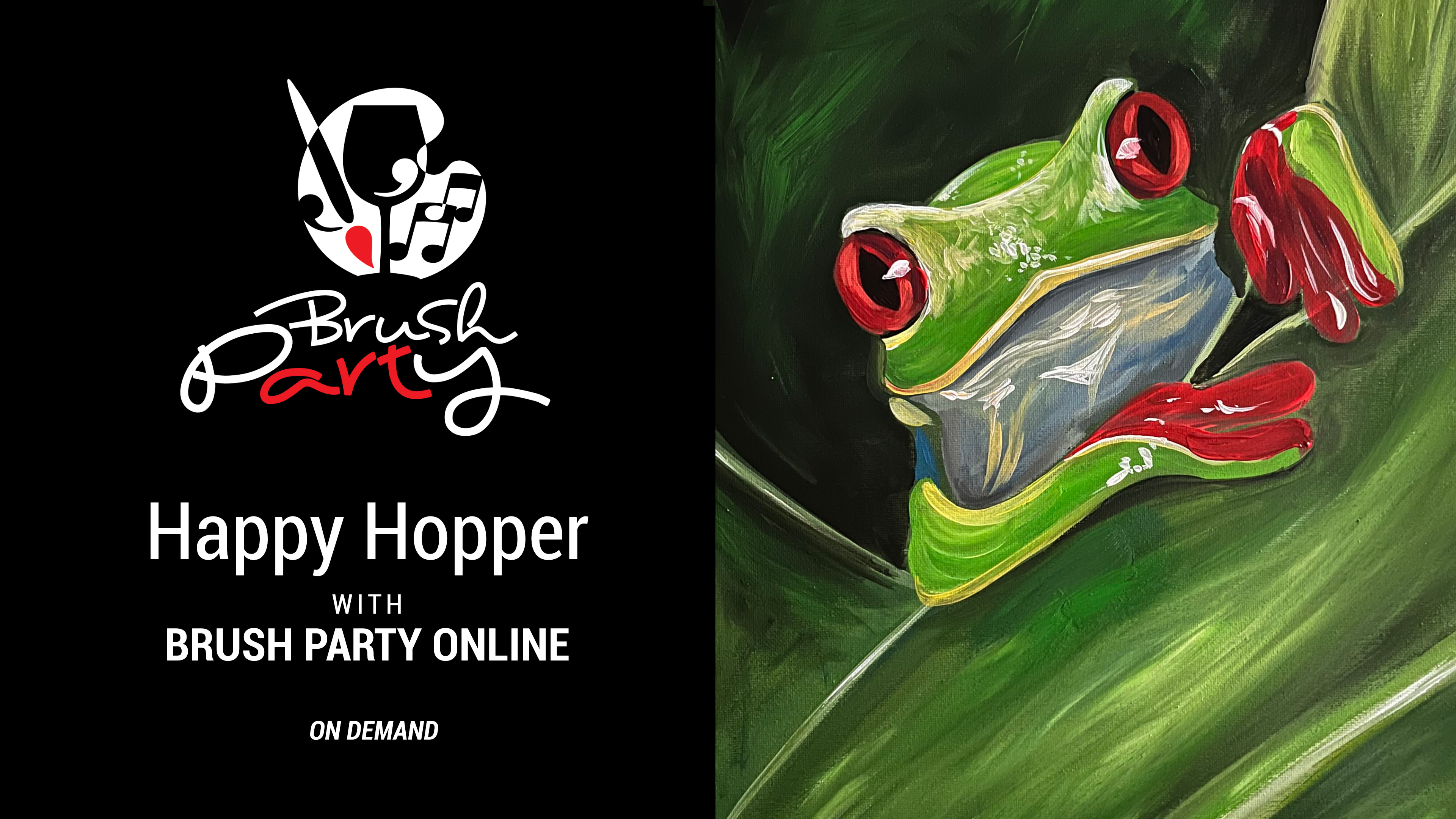 Paint ‘Happy Hopper’ with Brush Party Online
