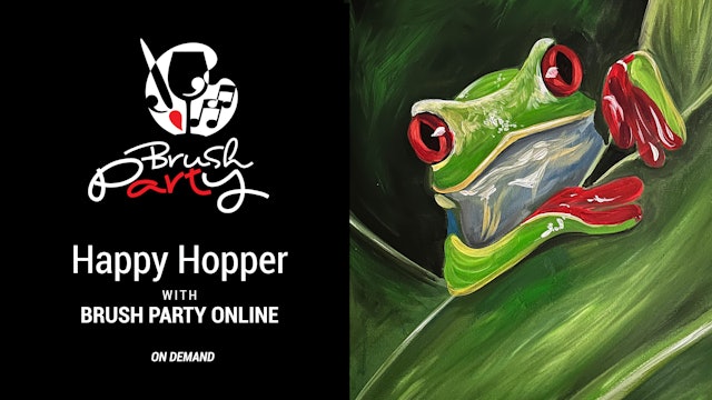 Paint ‘Happy Hopper’ with Brush Party Online