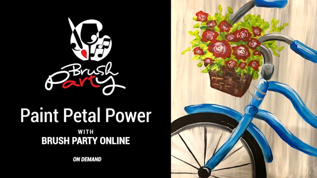 Paint ‘Petal Power’ with Brush Party Online