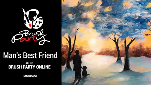 Paint ‘Man’s Best Friend’ with Brush ...