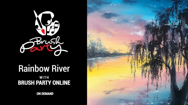 Paint ‘Rainbow River’ with Brush Part...