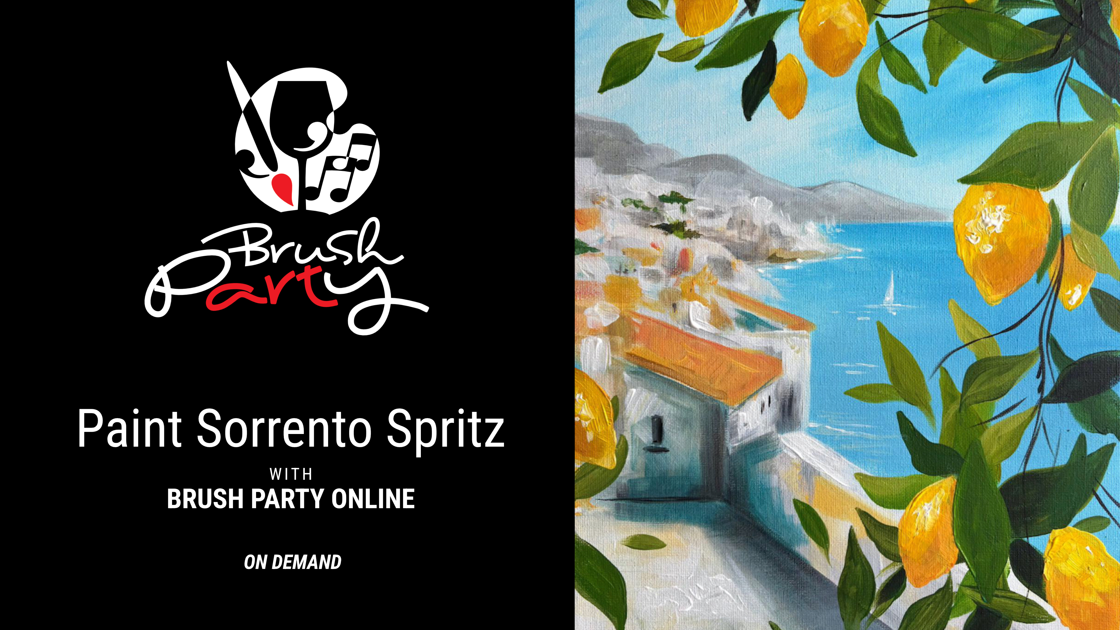 Paint 'Sorrento Spritz' with Brush Party Online