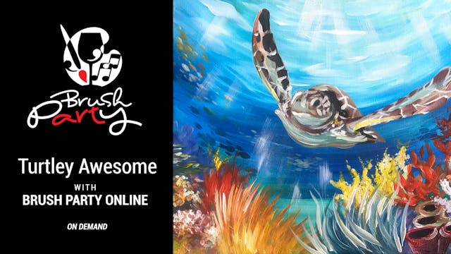Paint ‘Turtley Awesome’ with Brush Pa...