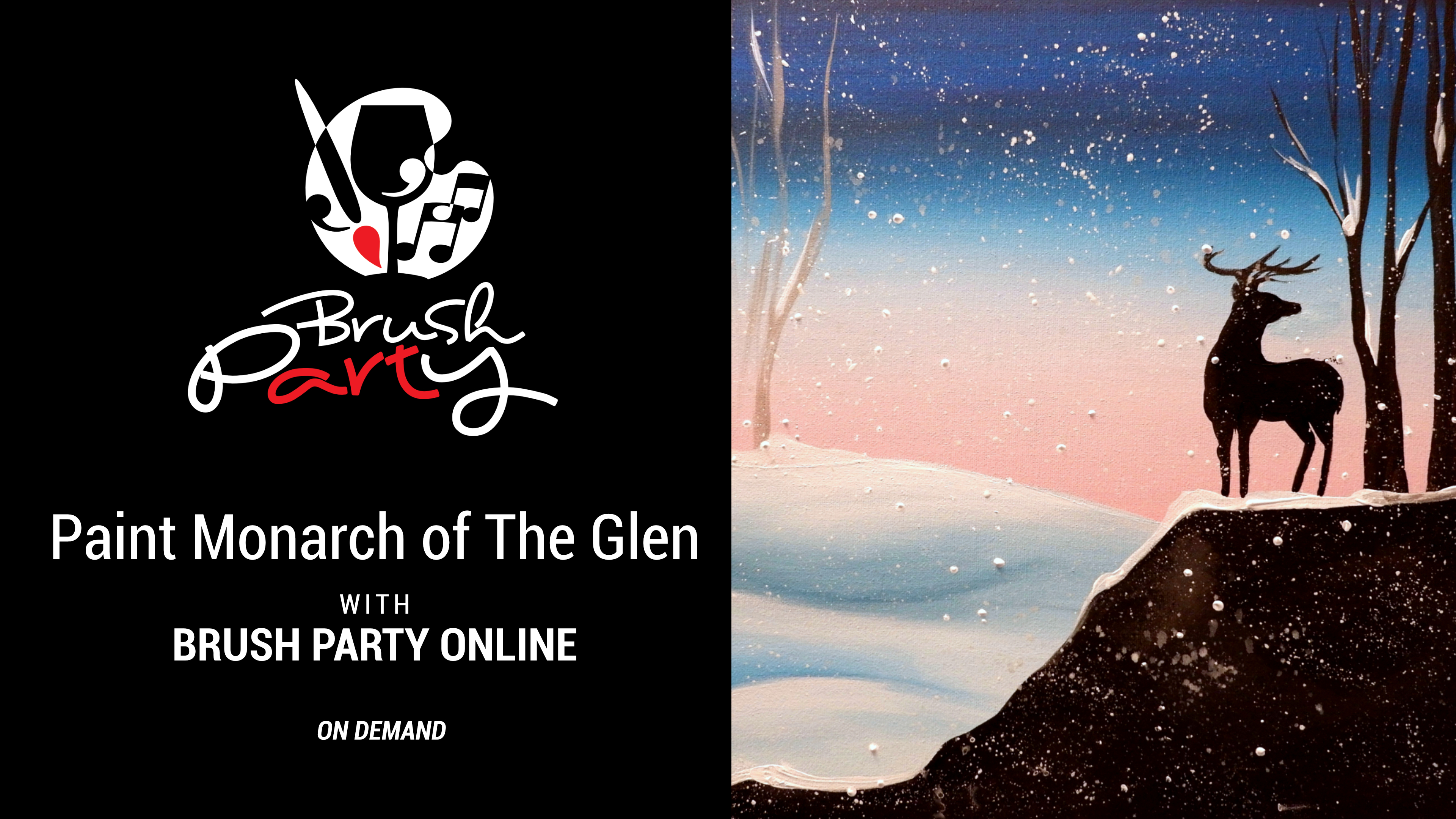 Paint Monarch of The Glen with Brush Party Online