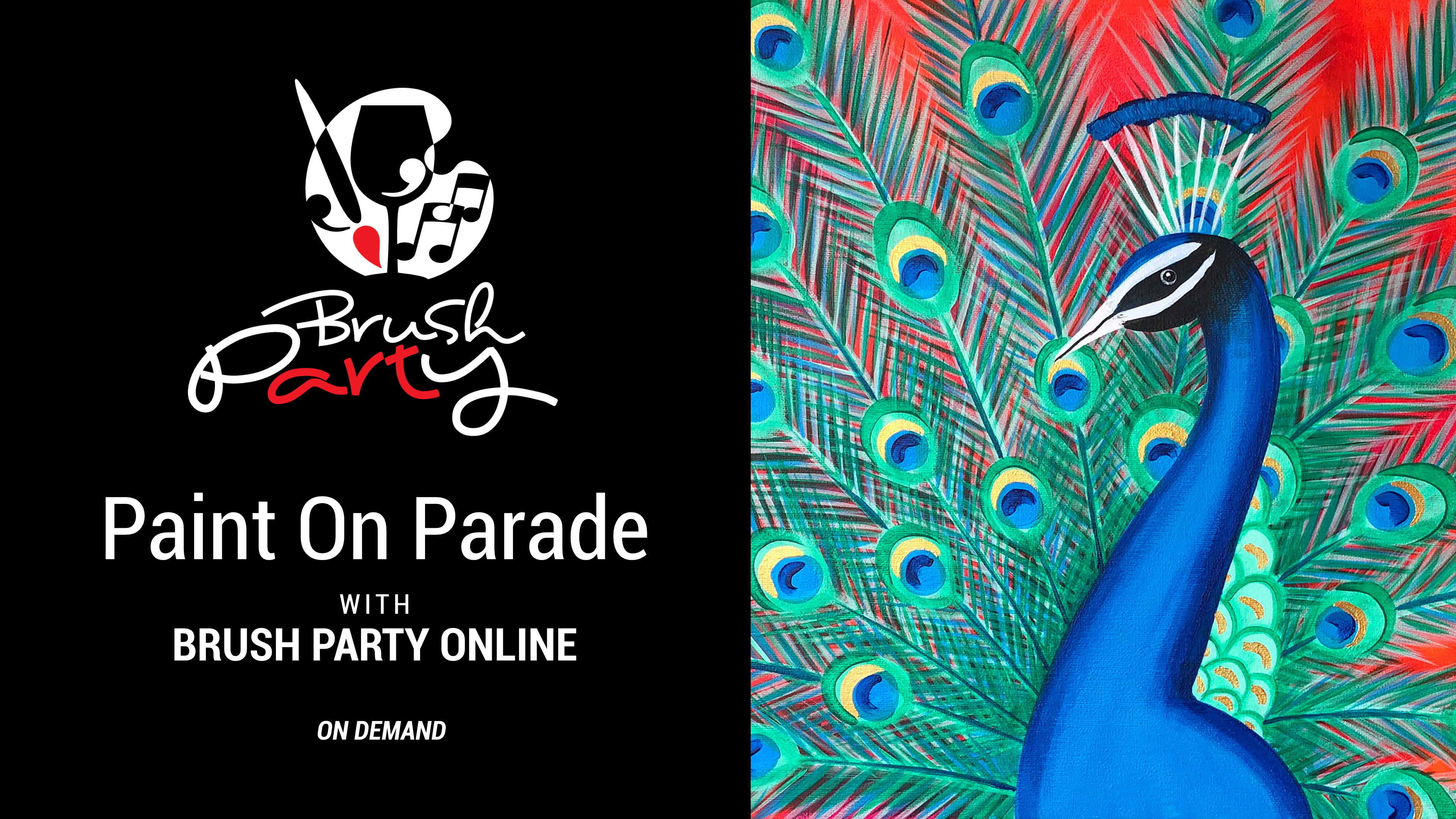 Paint On Parade with Brush Party Online