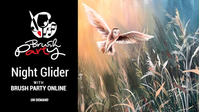 Paint ‘Night Glider’ with Brush Party...