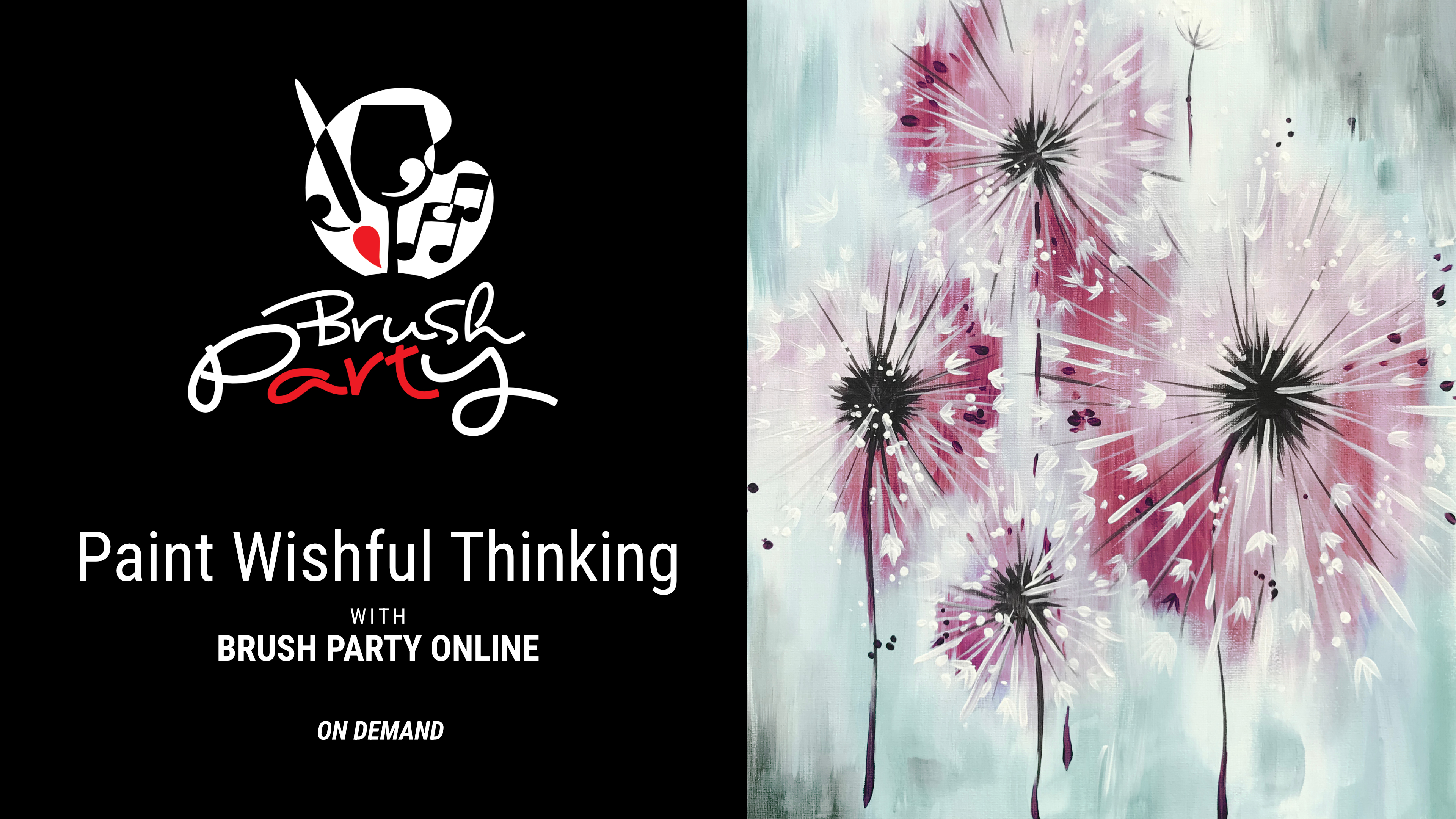 Paint 'Wishful Thinking' with Brush Party Online