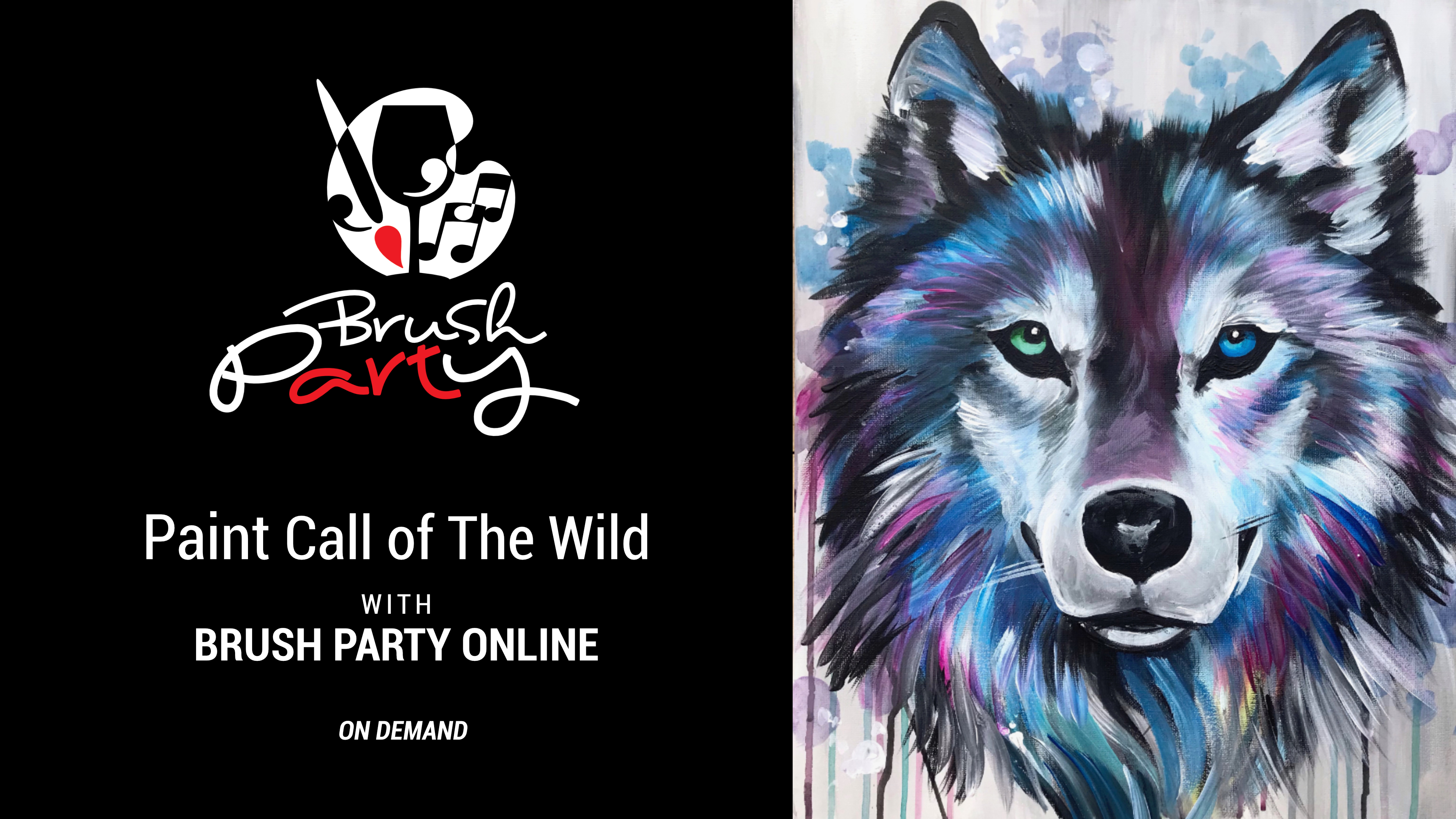 Paint ‘Call of The Wild’ with Brush Party Online