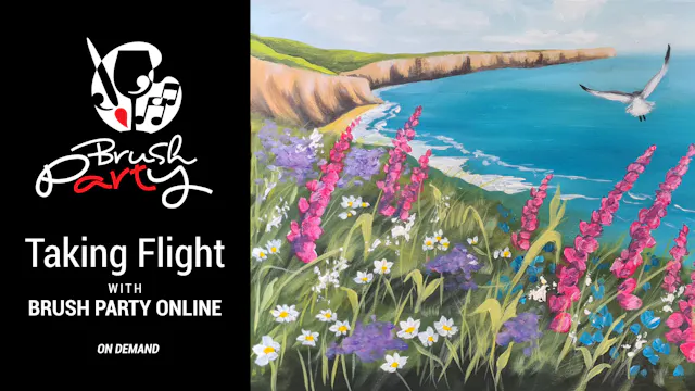 Paint ‘Taking Flight’ with Brush Part...
