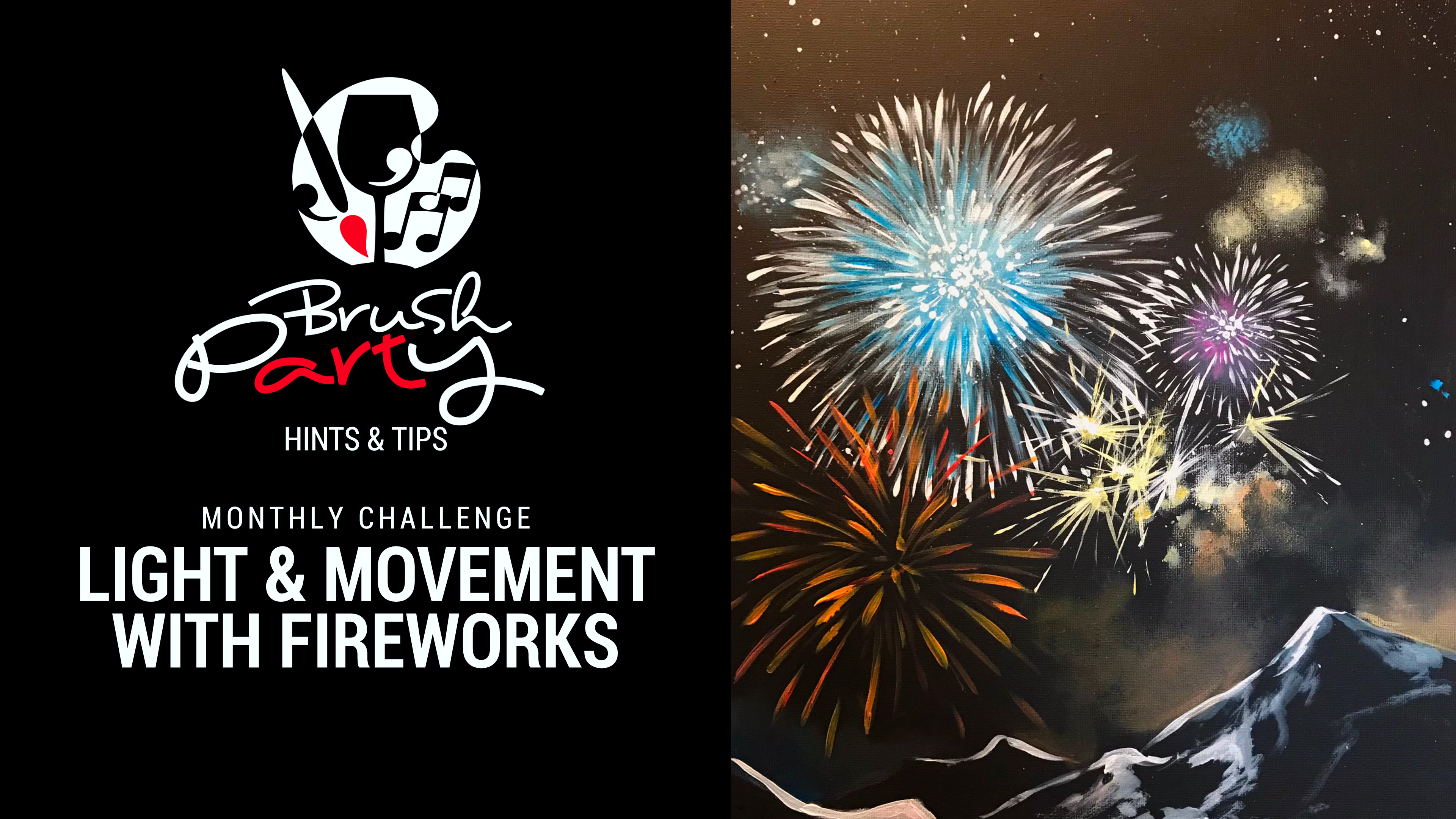 October 2021 Monthly Challenge - Create light and movement with fireworks