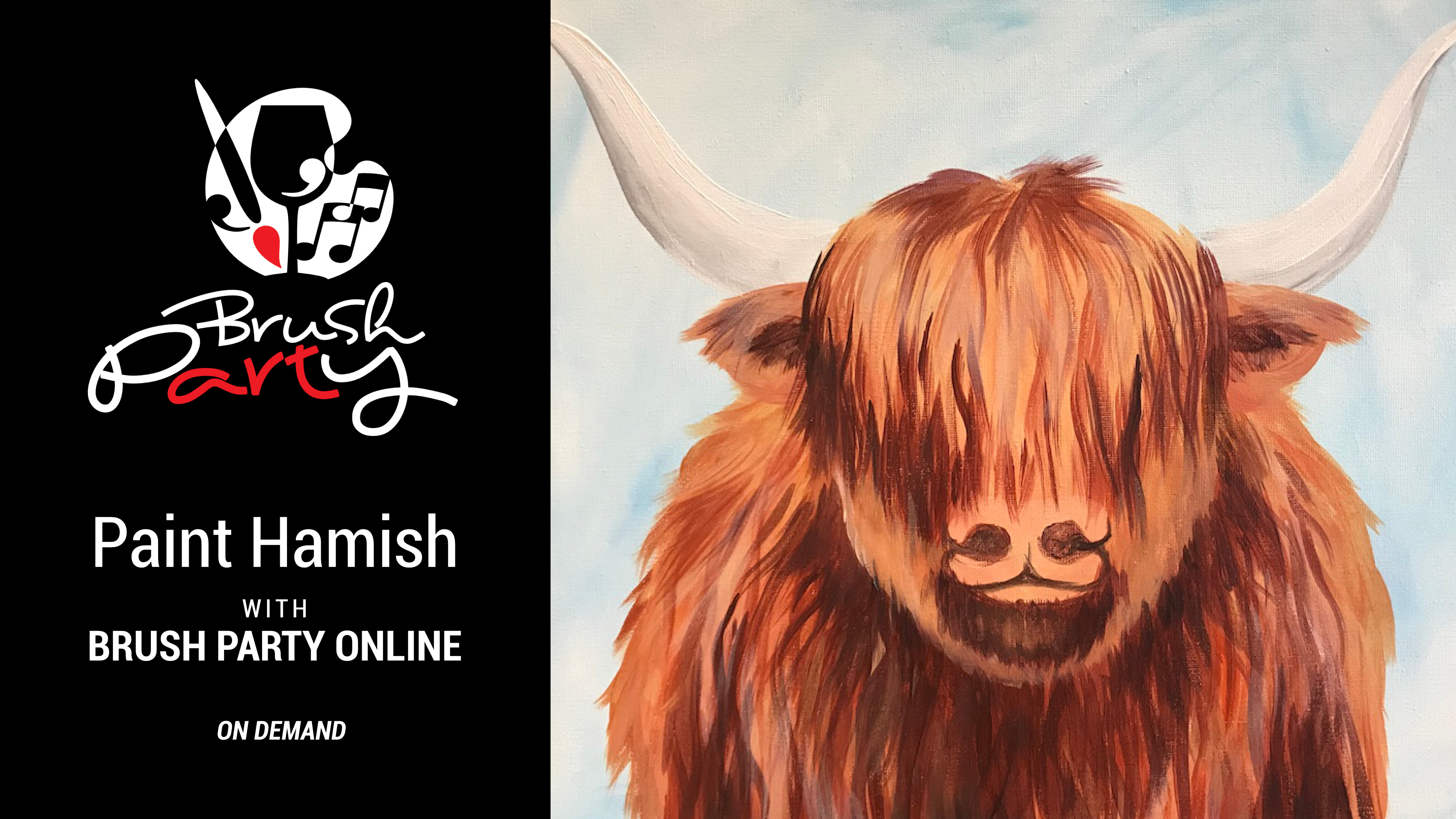 Paint Hamish with Brush Party Online