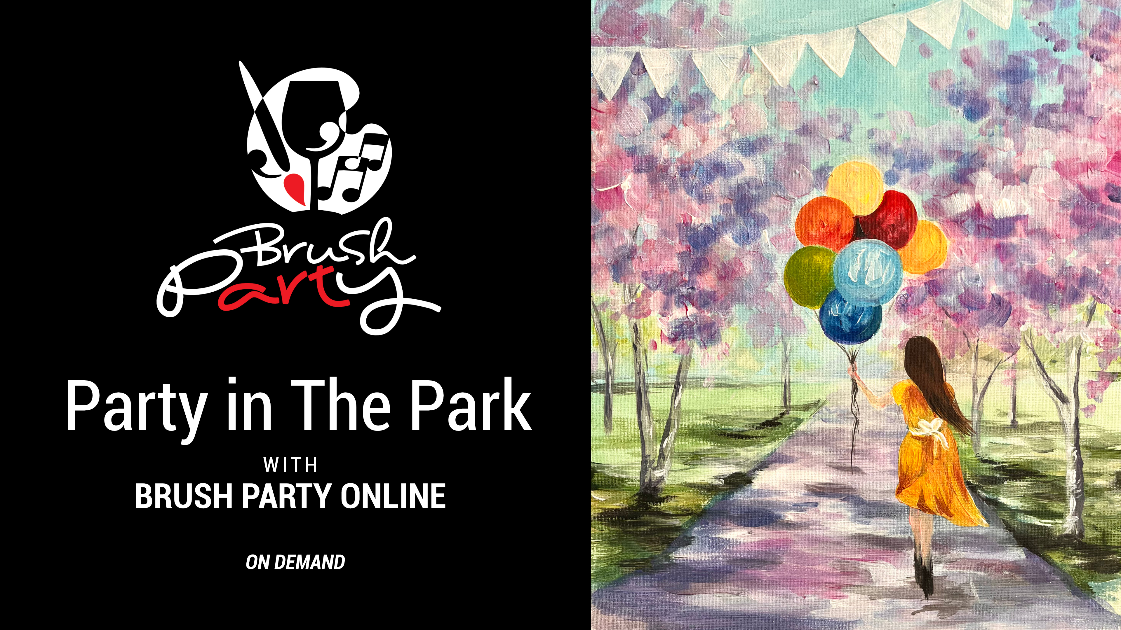 Paint ‘Party in The Park’ with Brush Party Online