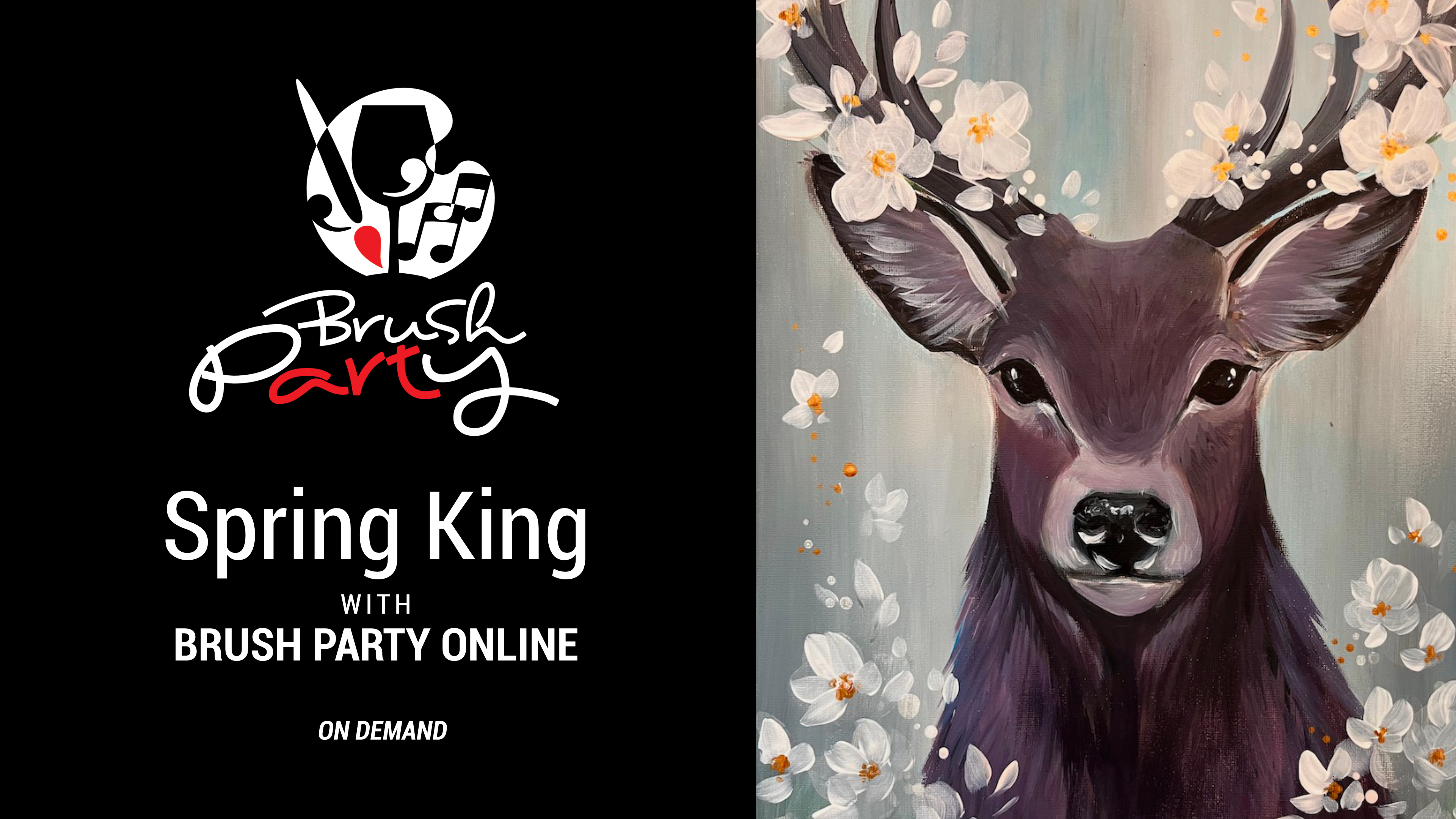 Paint ‘Spring King’ with Brush Party Online
